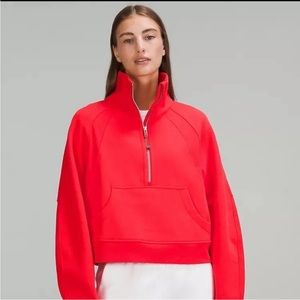 Lululemon Scuba Oversized Funnel Neck Half Zip Size XS/S